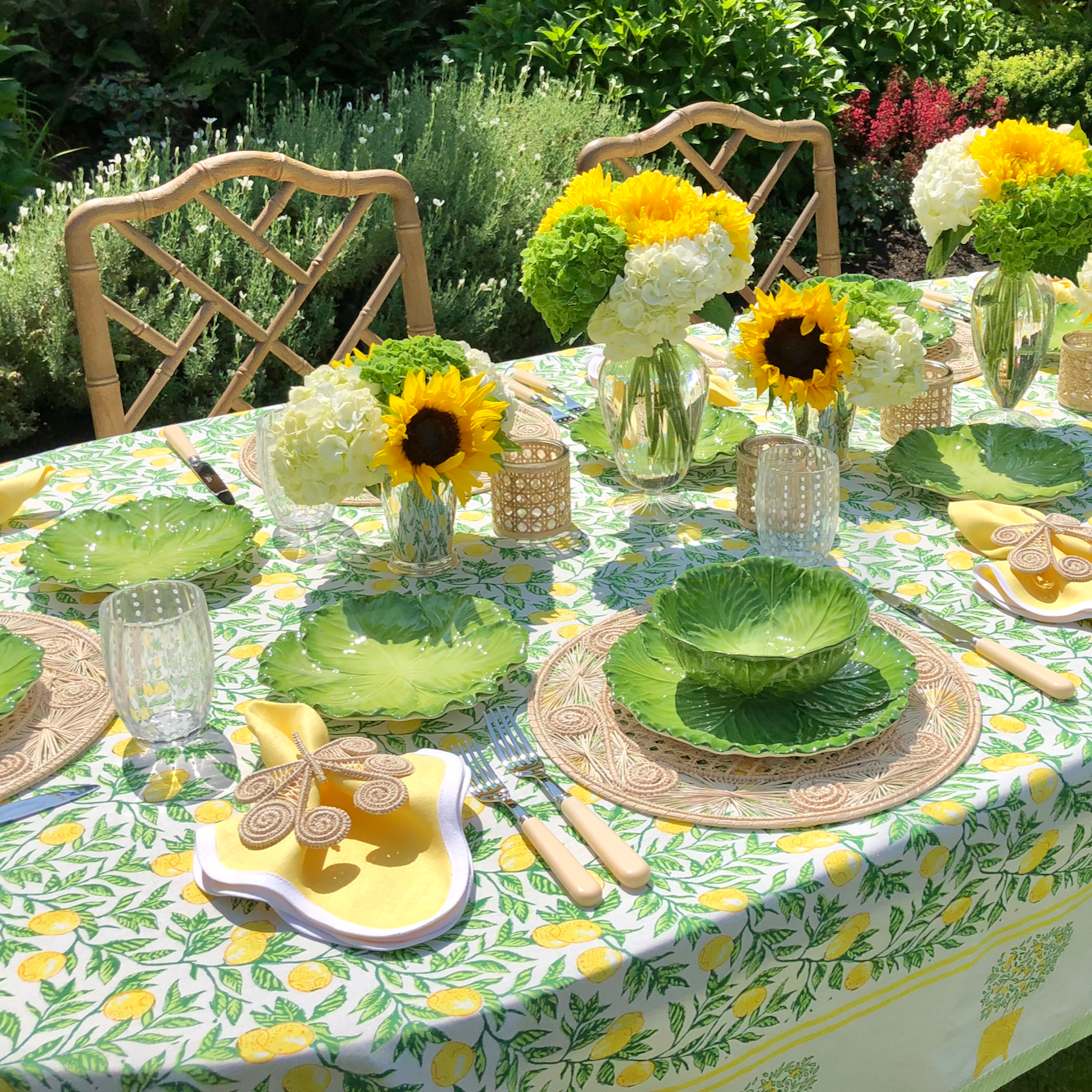 Lemon Tablecloth – Katherine Young Home
