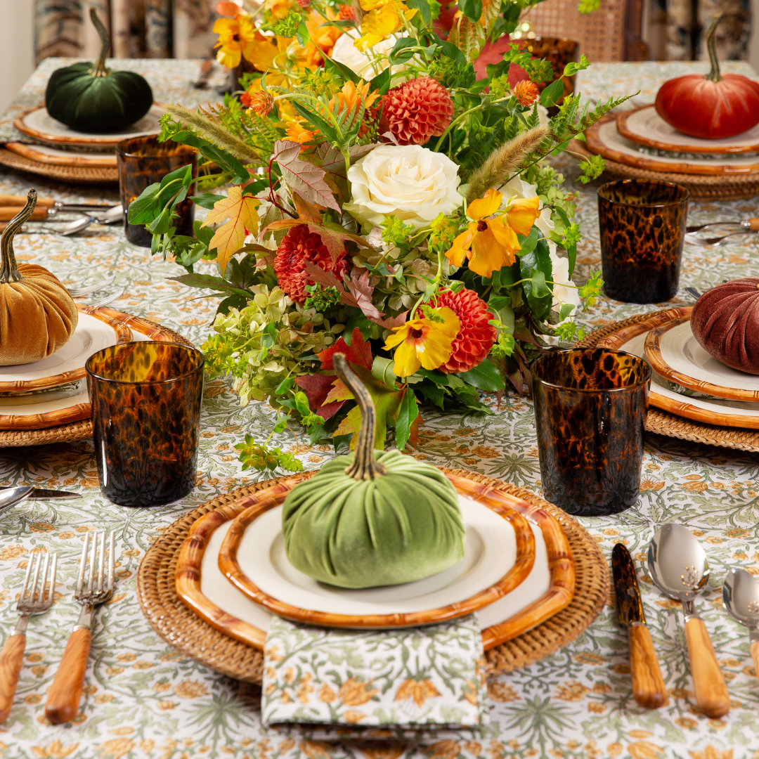 Turning Leaves Tablescape