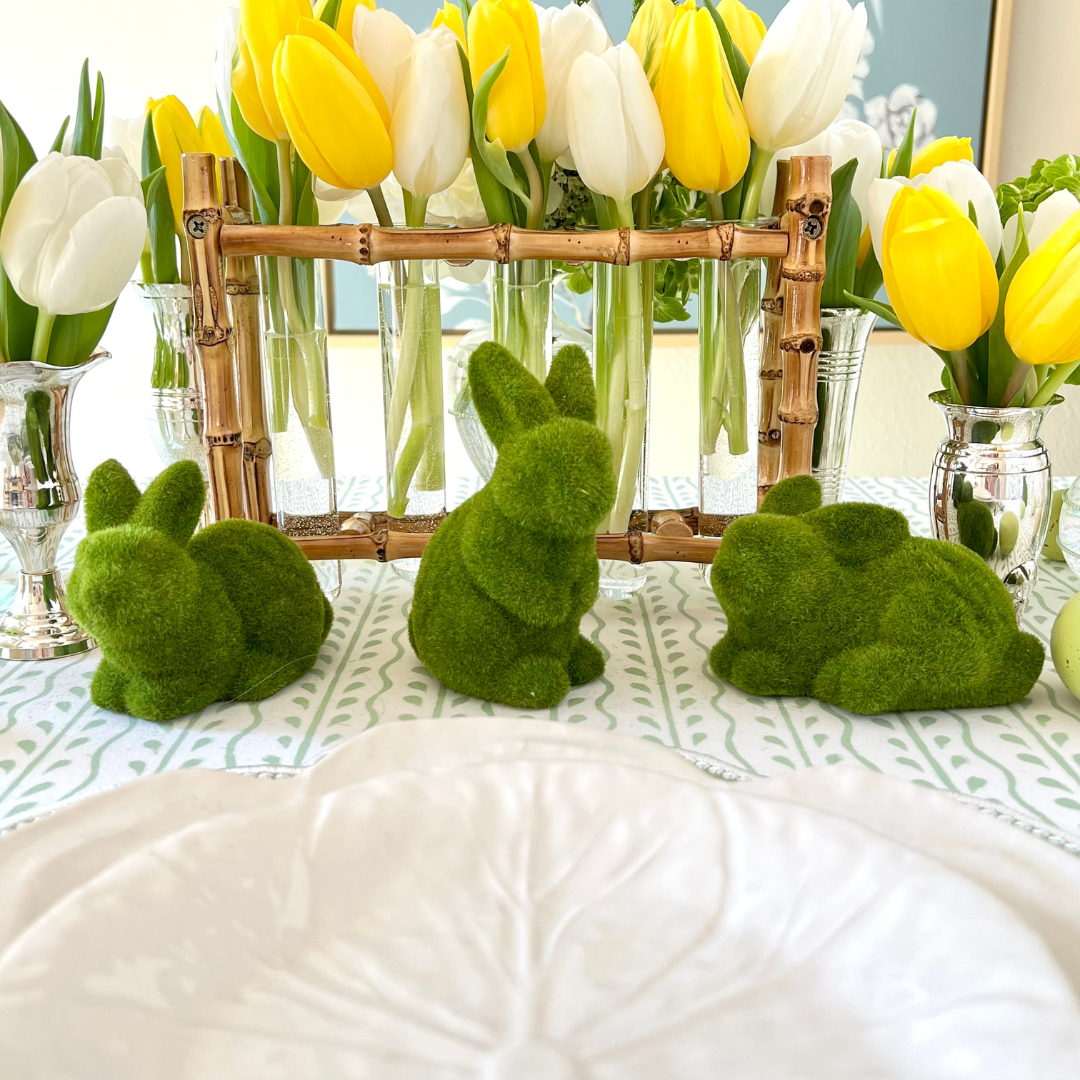Mini Moss Bunny Trio – Katherine Young Home