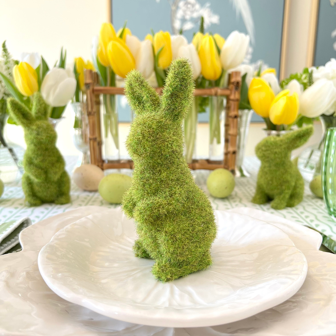Standing Moss Bunny - Small - Pair – Katherine Young Home